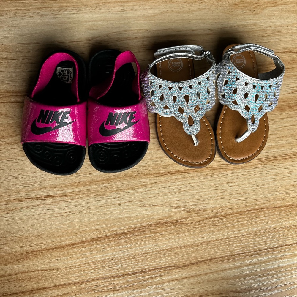 Baby girl sandals Nike slides